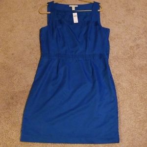 5/$50 Banana Republic Aqua turquoise silk dress